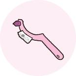 入れ歯専用ブラシ