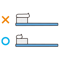 歯みがき粉の使用について