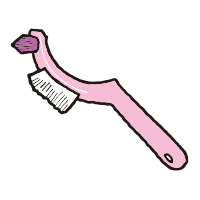 入れ歯専用ブラシ