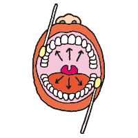 口腔ケアスポンジ