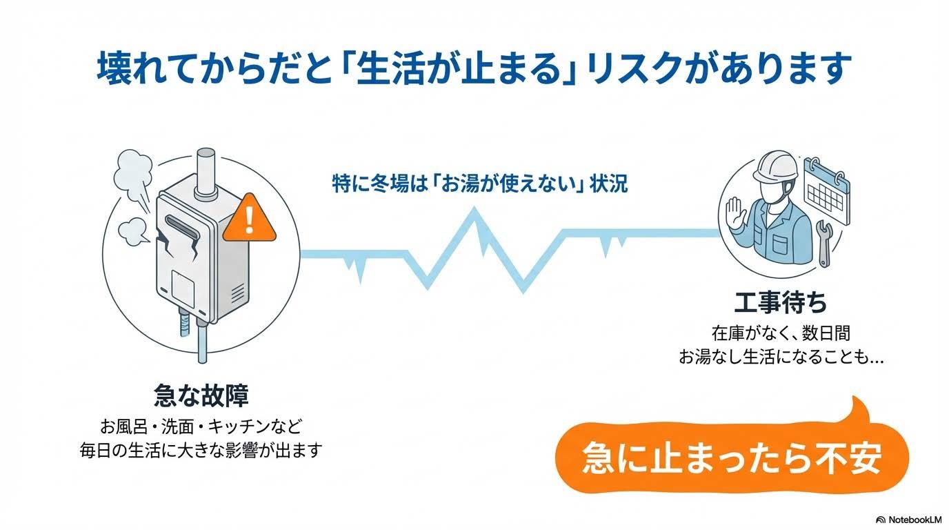 壊れてからでは遅い