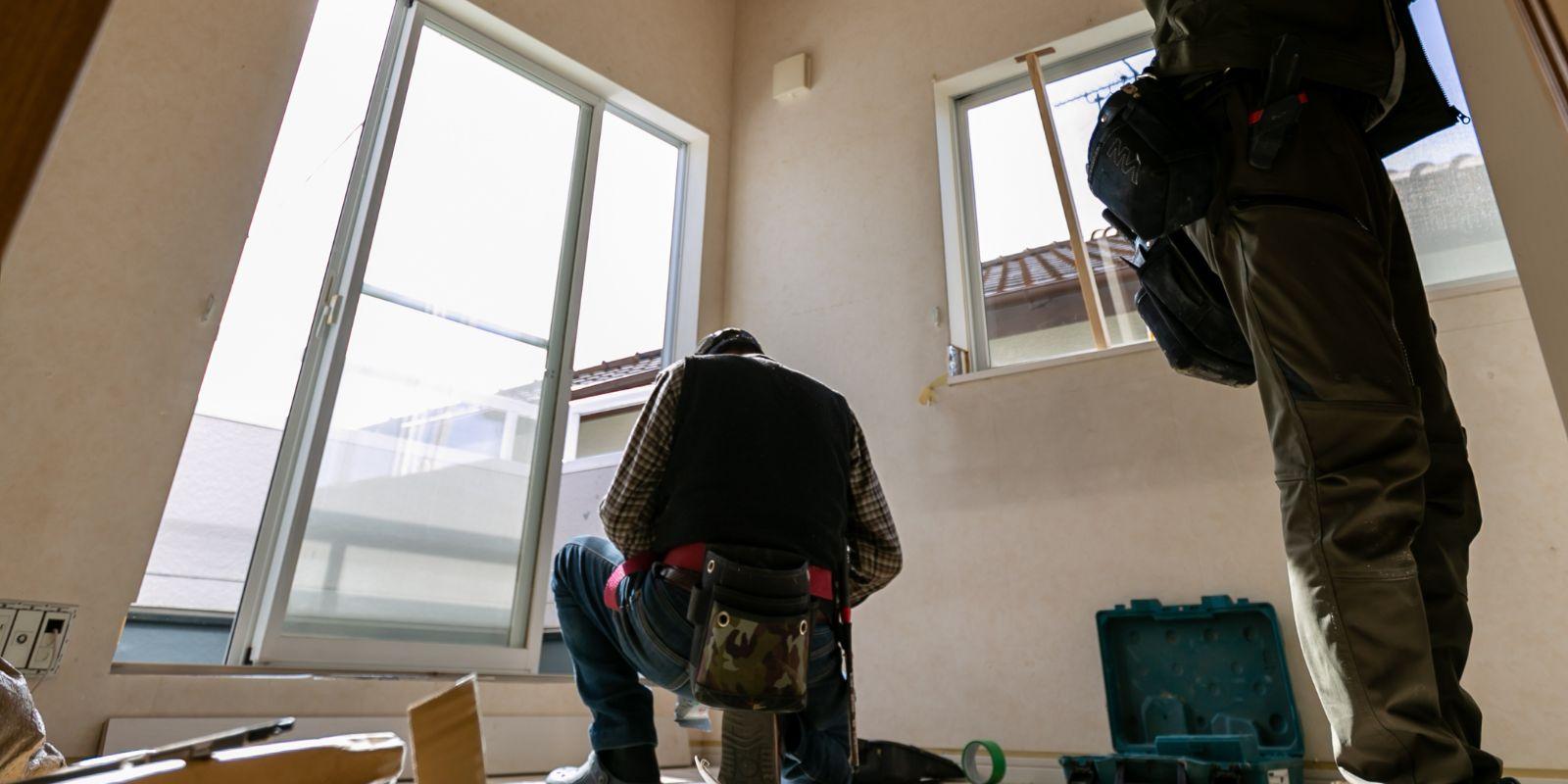 ライン変更に伴う間仕切り設置・仮設工事