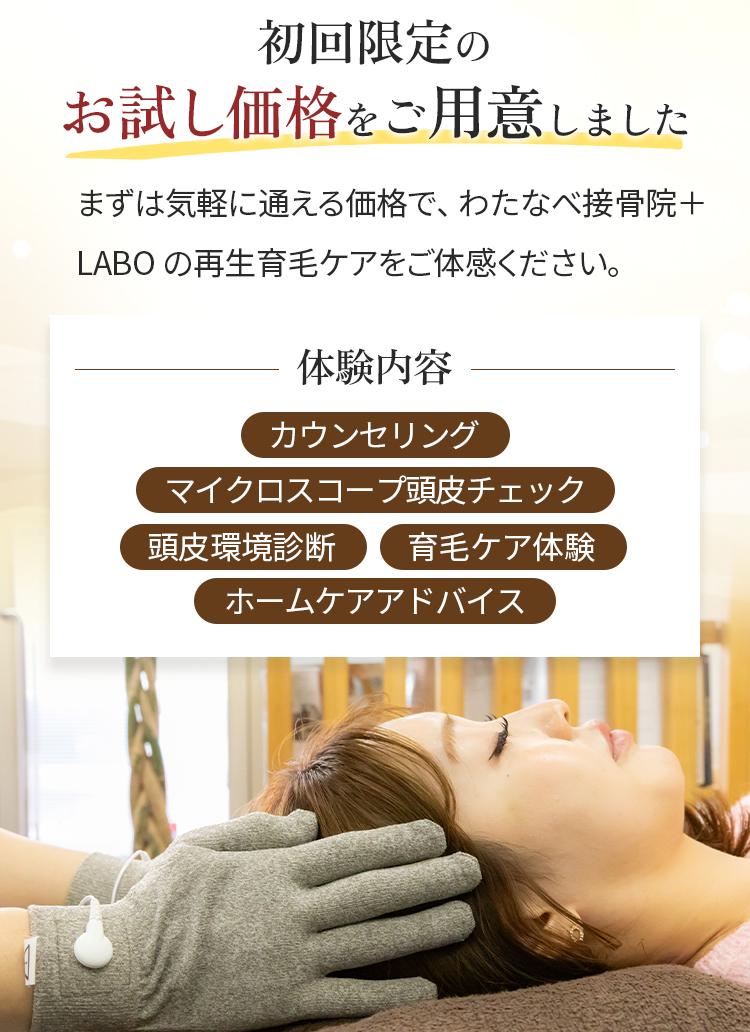 初回限定のお試し価格・体験内容