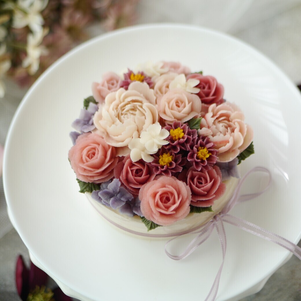 お花のケーキ