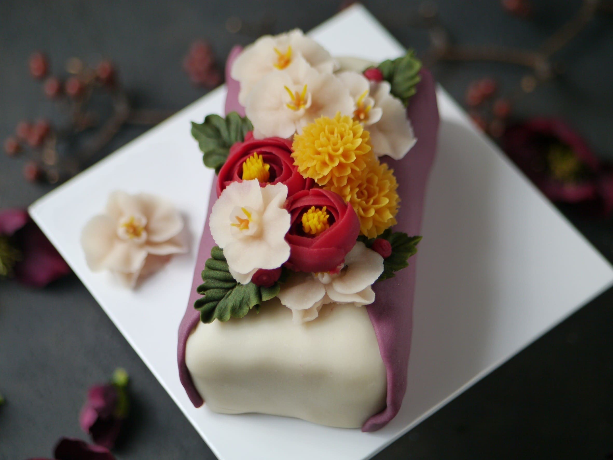 お花のケーキ