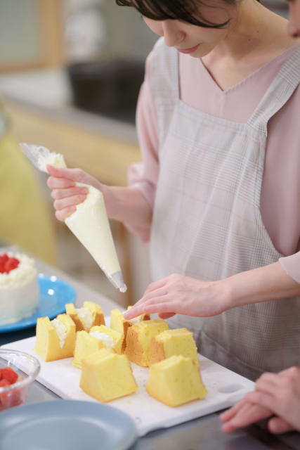 ケーキ作り