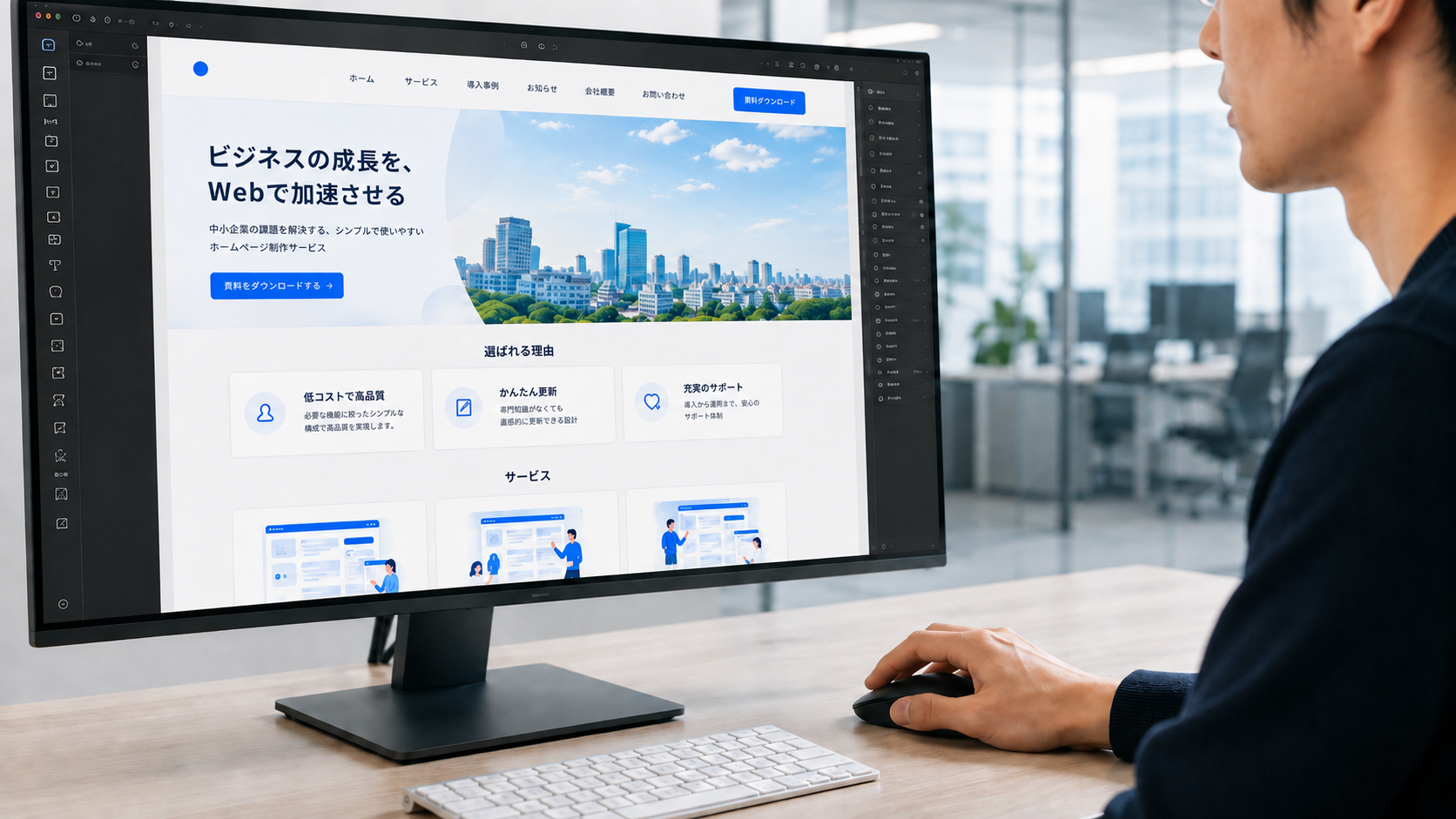専任担当による手仕上げ