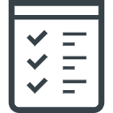 チェックシートのアイコン