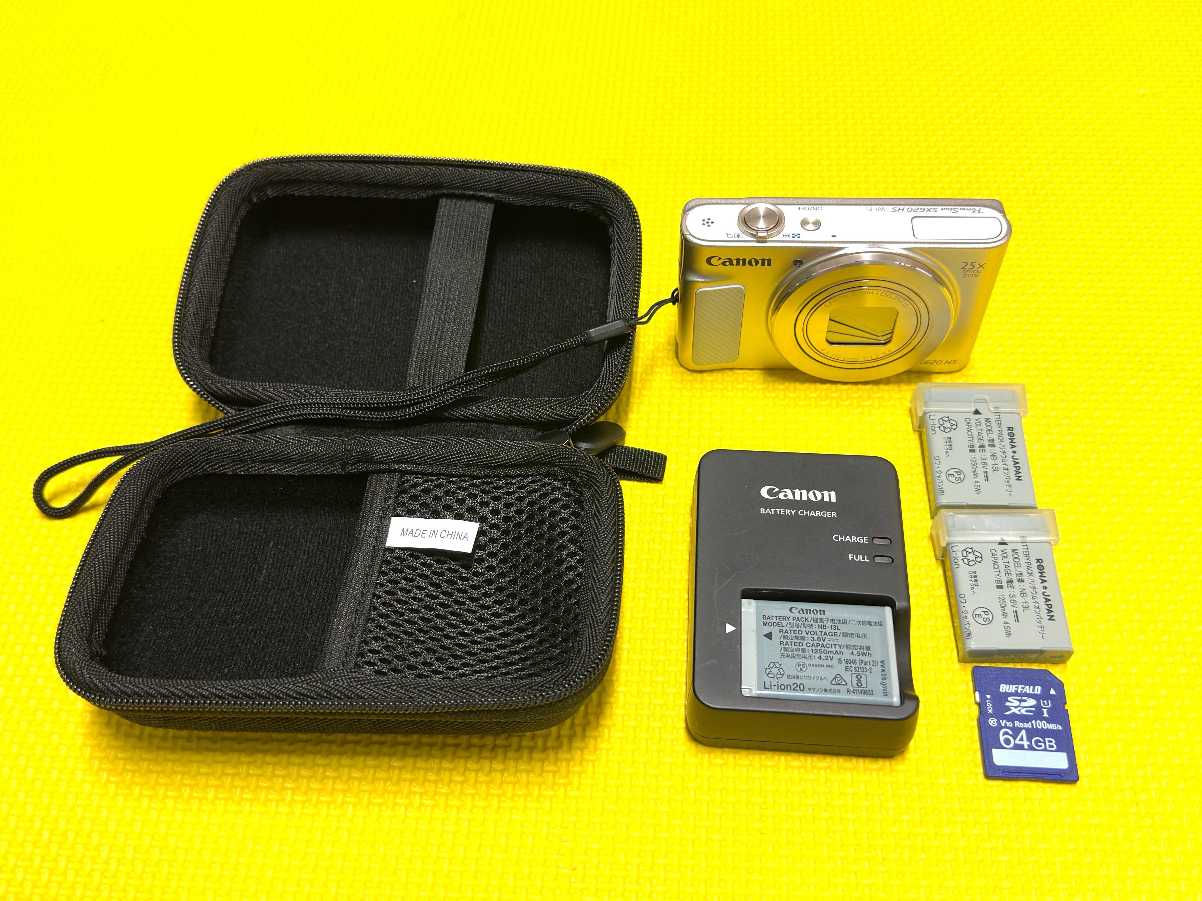 CanonSX620HSデジカメ互換バッテリー＆充電器セット（2個＋充電器）の商品画像