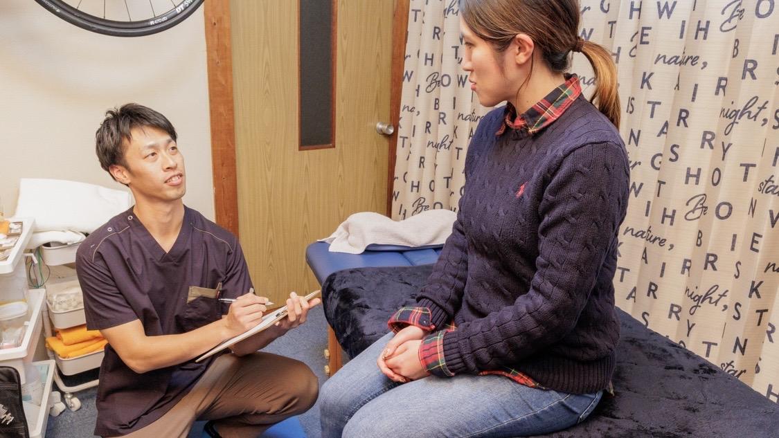 しっかりしたカウンセリングで状態を把握するおしるこさん