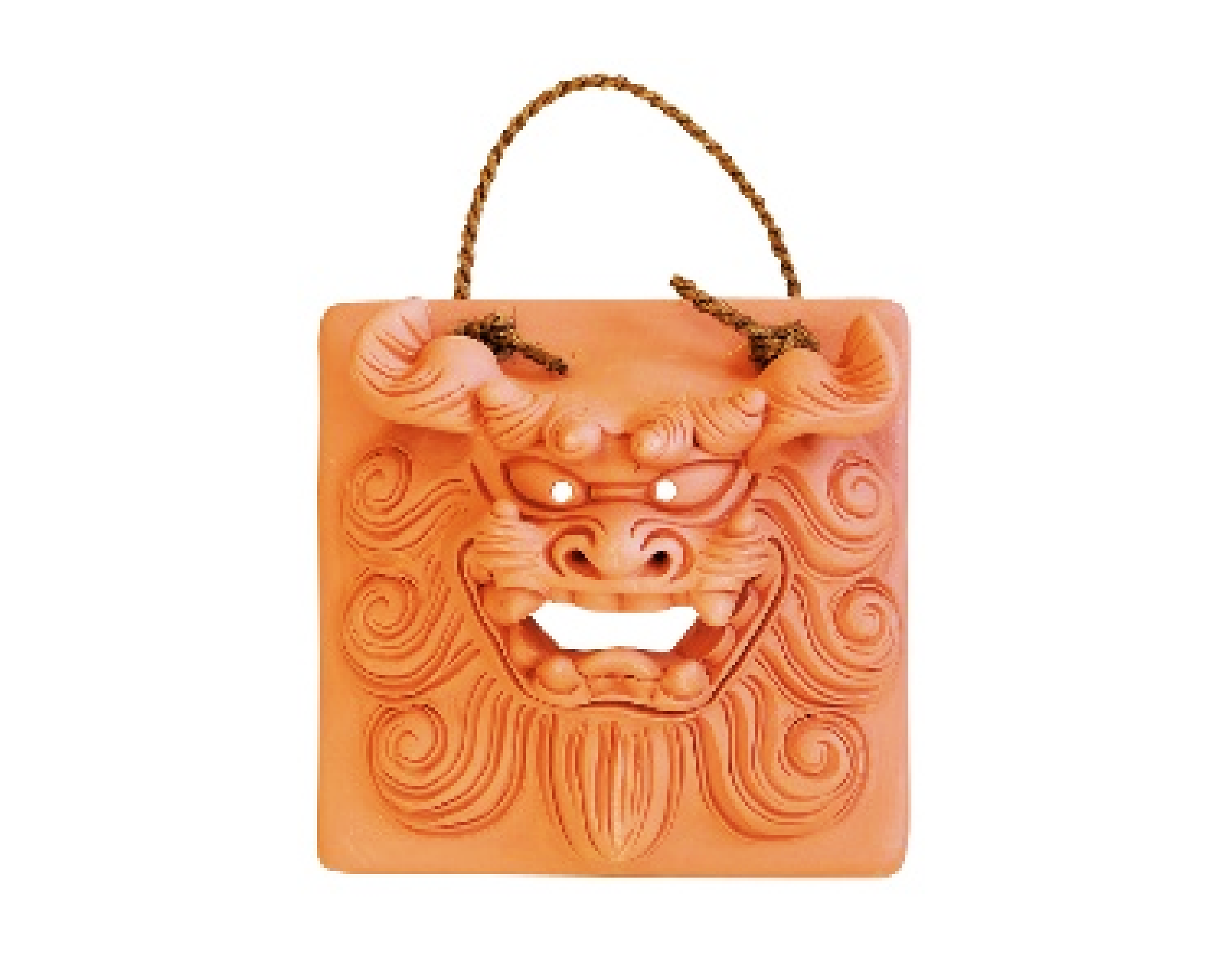 面シーサー（中）の商品画像