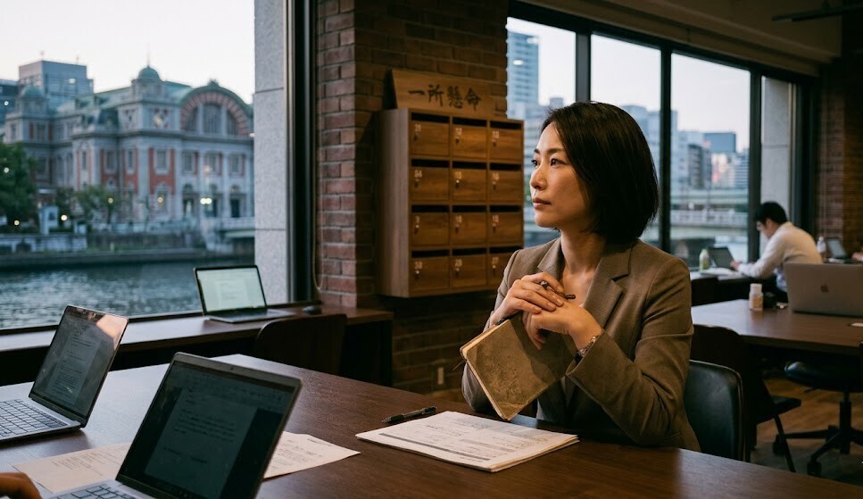 大阪の北浜にあるレンタルオフィス　SOHO BOX 北浜の新着情報「「私」を守るための盾として。レンタルポストに込めた、ある女性との約束。」のイメージ画像