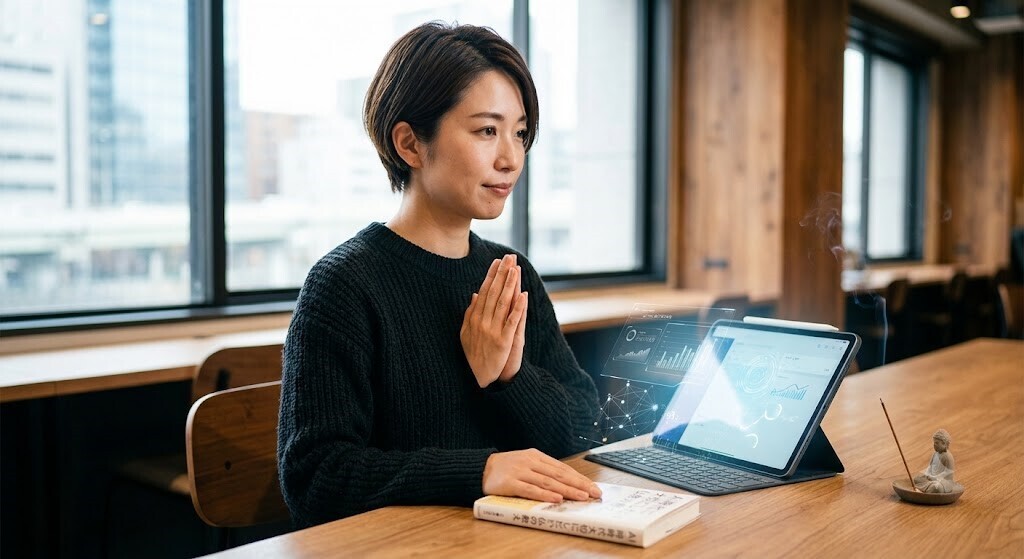 大阪の北浜にあるレンタルオフィス　SOHO BOX 北浜の新着情報「AI時代に大切にしたい仏教の教え」のイメージ画像