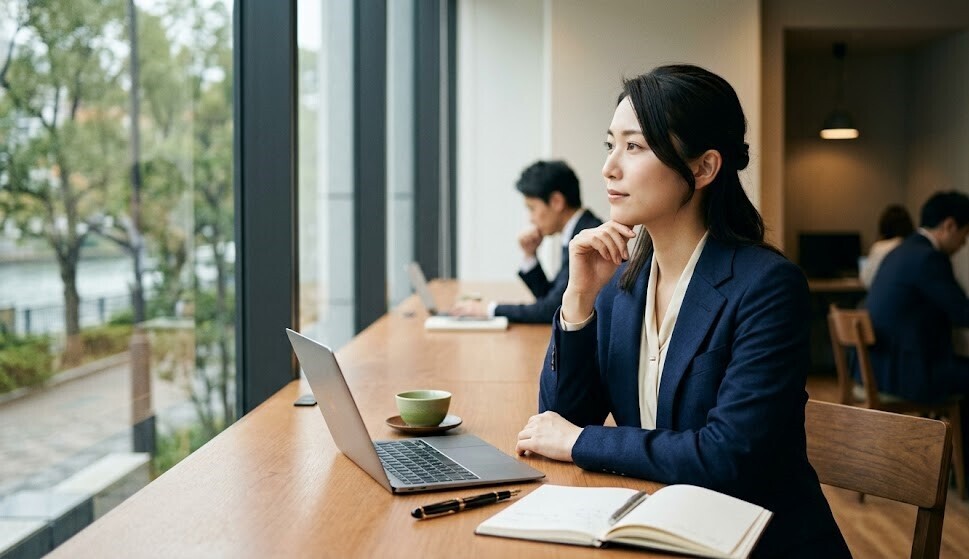 大阪の北浜にあるレンタルオフィス　SOHO BOX 北浜の新着情報「「やる気」に頼らない。停滞期を突破する「静かな設計図」。」のイメージ画像