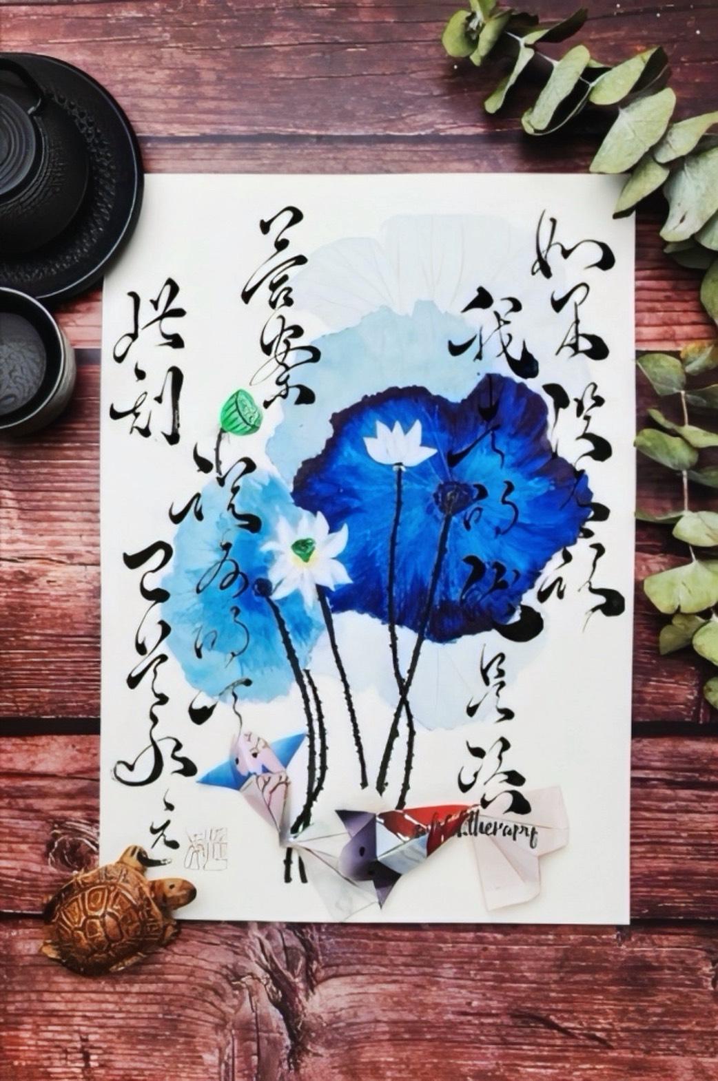 AI生成画像×書道