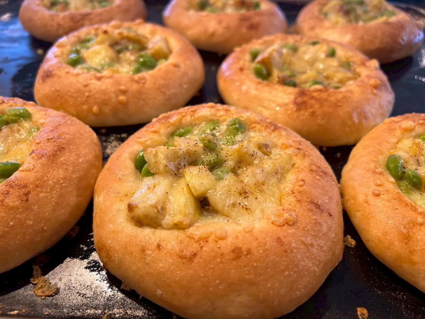 コロンバージュのえだ豆とポテトのフォカッチャ