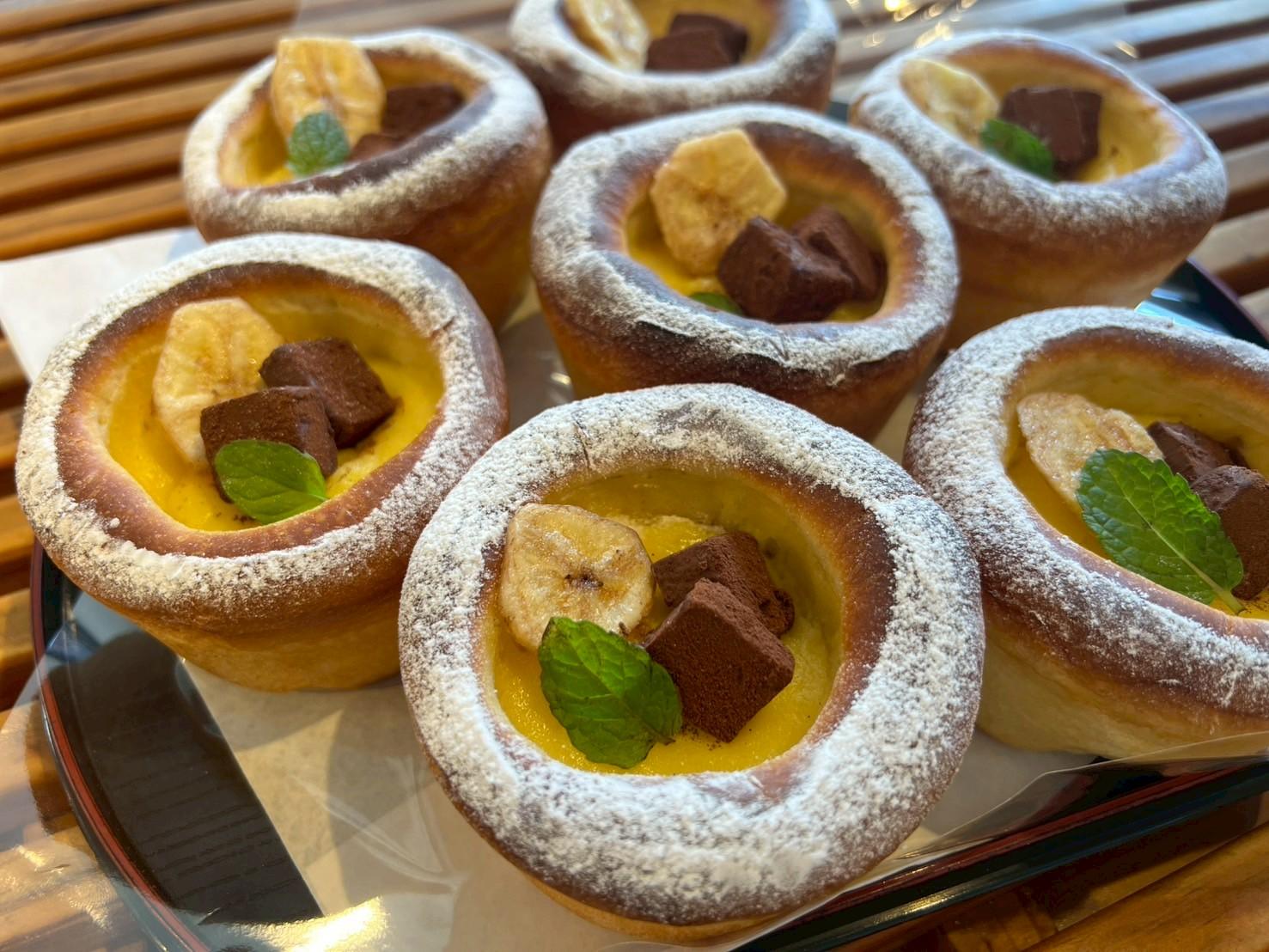 コロンバージュの生チョコとバナナのブリオッシュ
