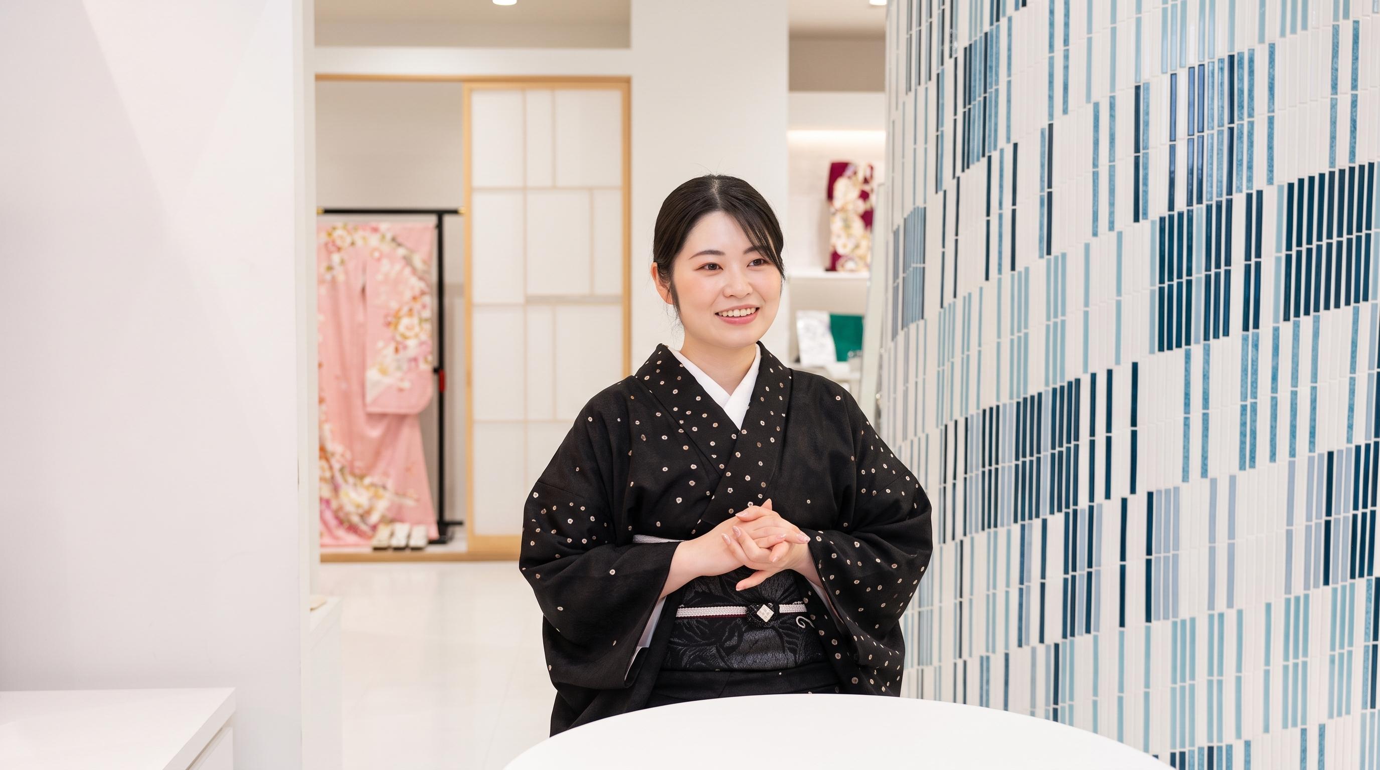 店頭での接客