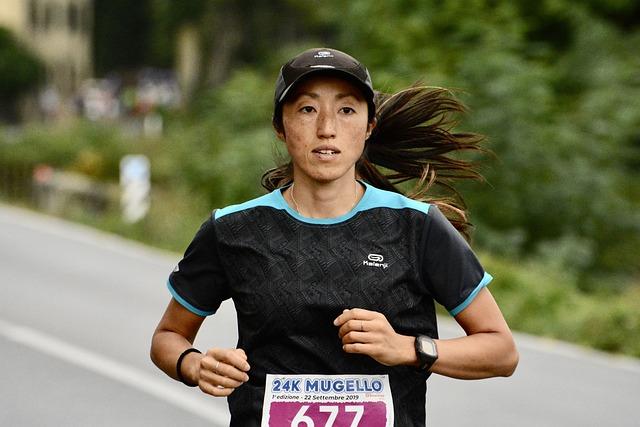 ランナーの女性