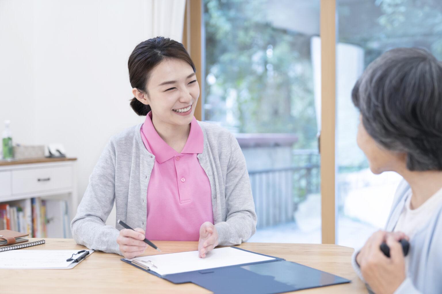 丁寧にご本人様やご家族様とご面談をさせていただきます。