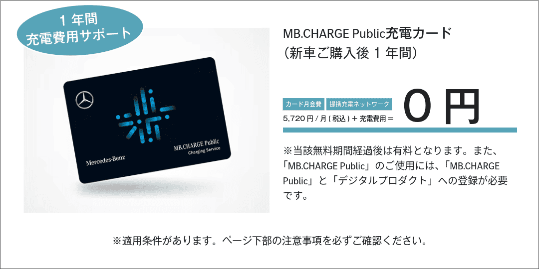 購入後1年間充電費用サポート