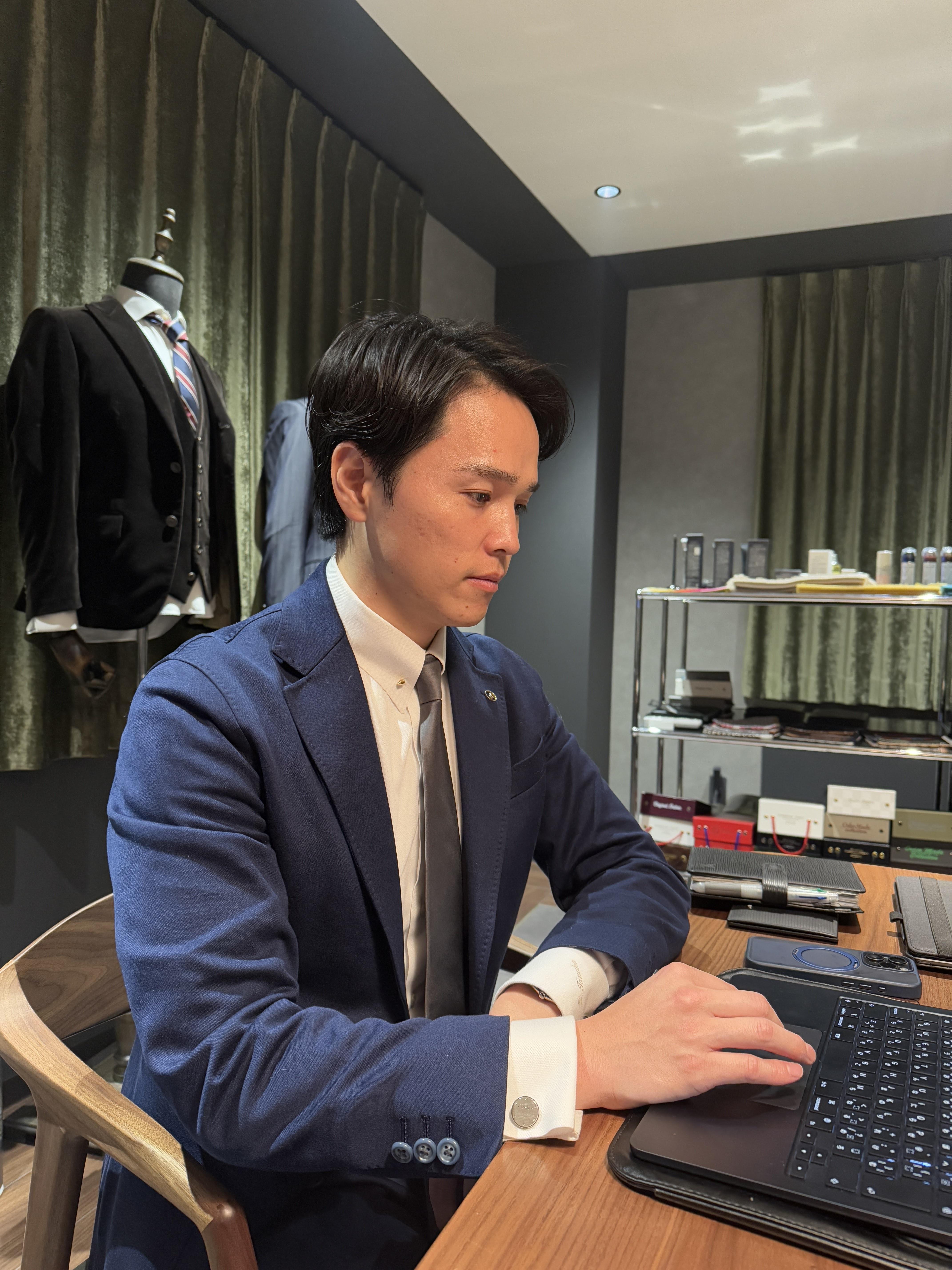 田中雄大がキャリアの創造について講演をしている様子