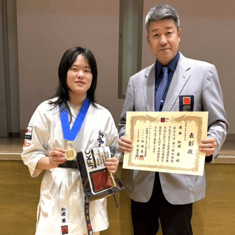 小学6年生女子A 優勝 松浦葵