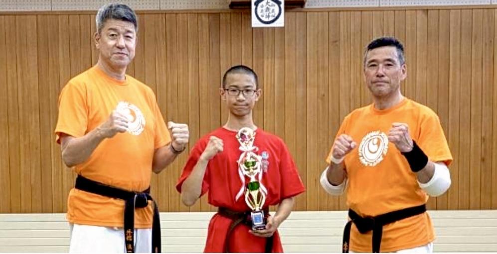 大会で入賞したニセコ道場の中学生道場生
