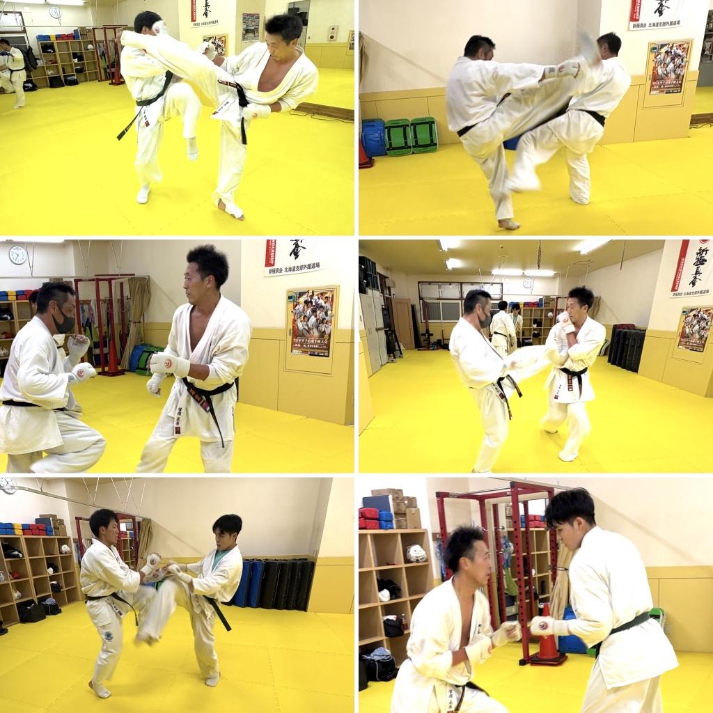 札幌本部道場 空手稽古