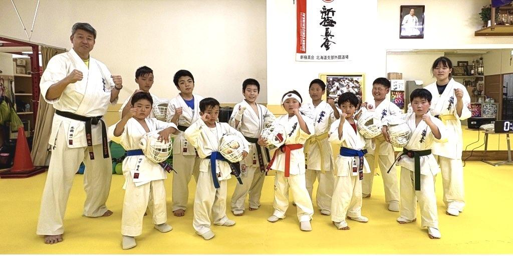 全国大会を目指す子供たちの選抜クラス｜外舘道場 Jr.チャンピオンクラスの集合写真