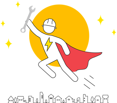 ＷＫ電気工事は、ていねい・きれいな工事施工が自慢です☆