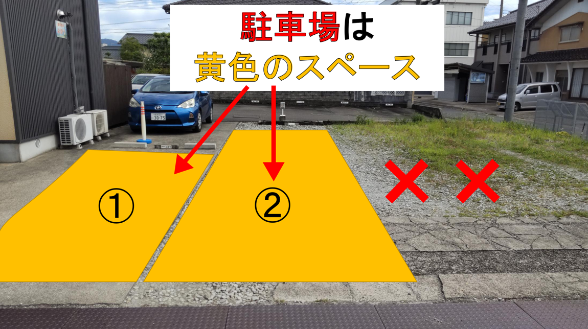 駐車場スペースの説明