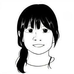 長南学童保育所のスタッフ Tの似顔絵イラスト