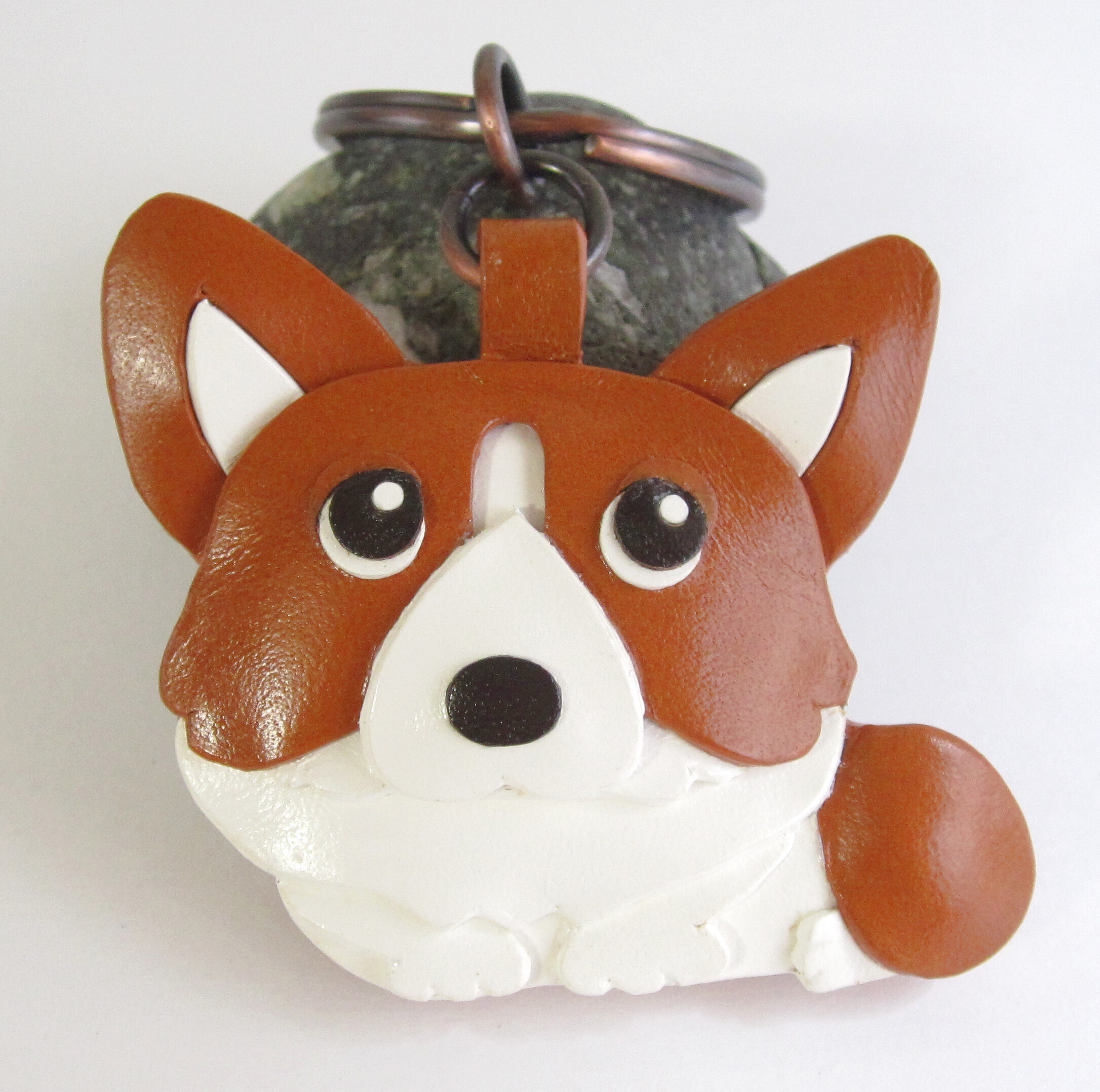 犬の本革製キーホルダーはうちの子デザインにオーダーできます