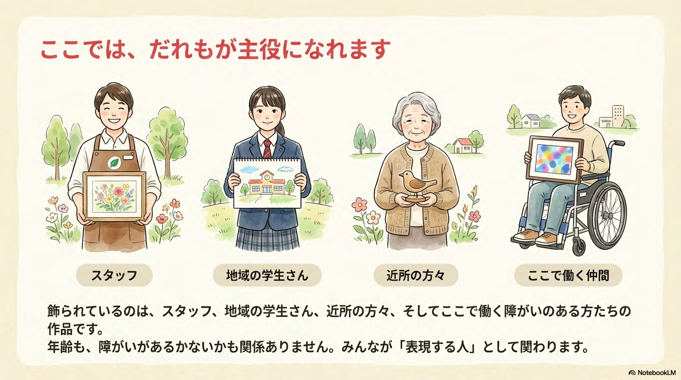 ここは、誰もが主役になれる場所