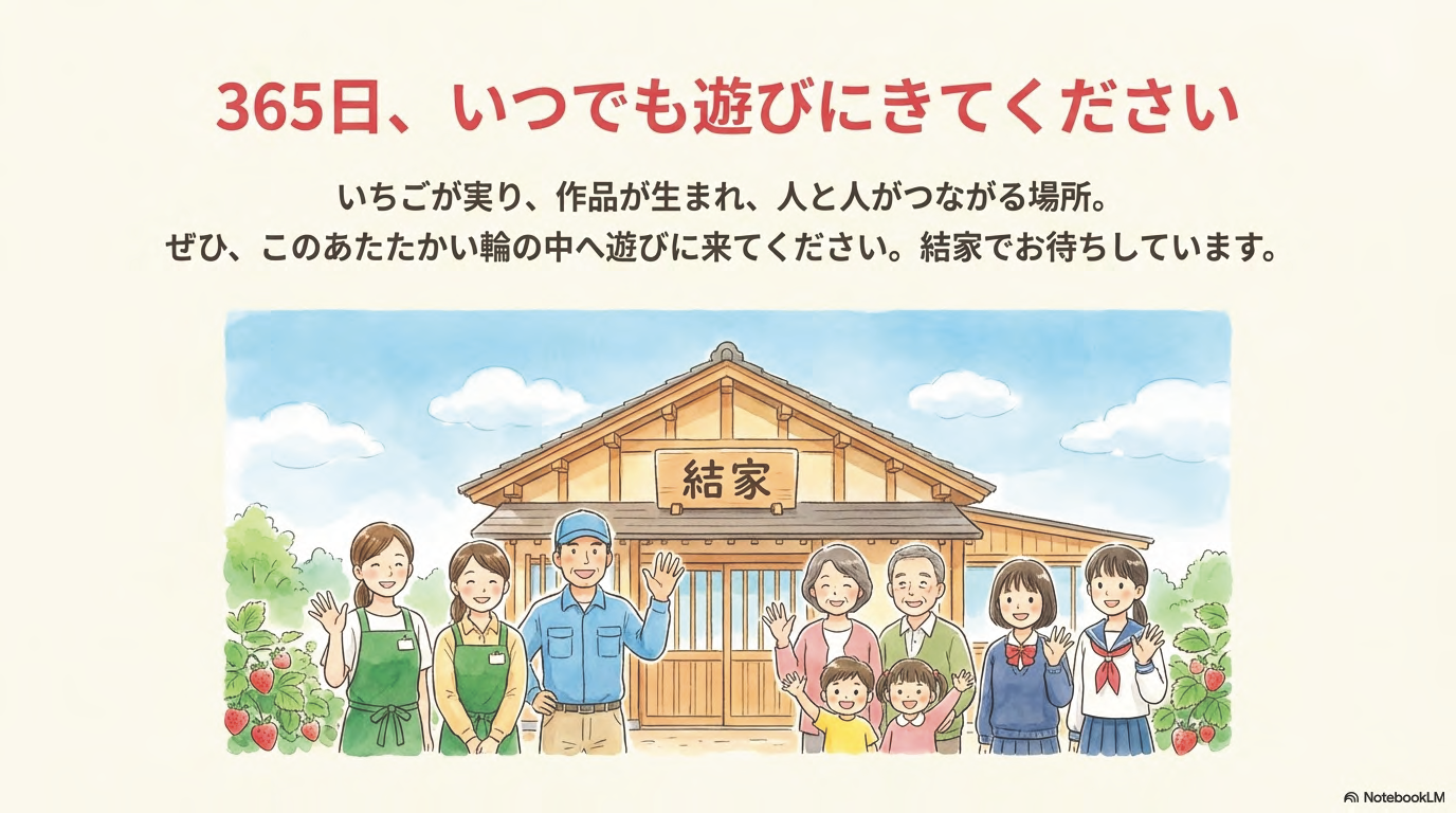 365日、いつでも遊びに来てください。