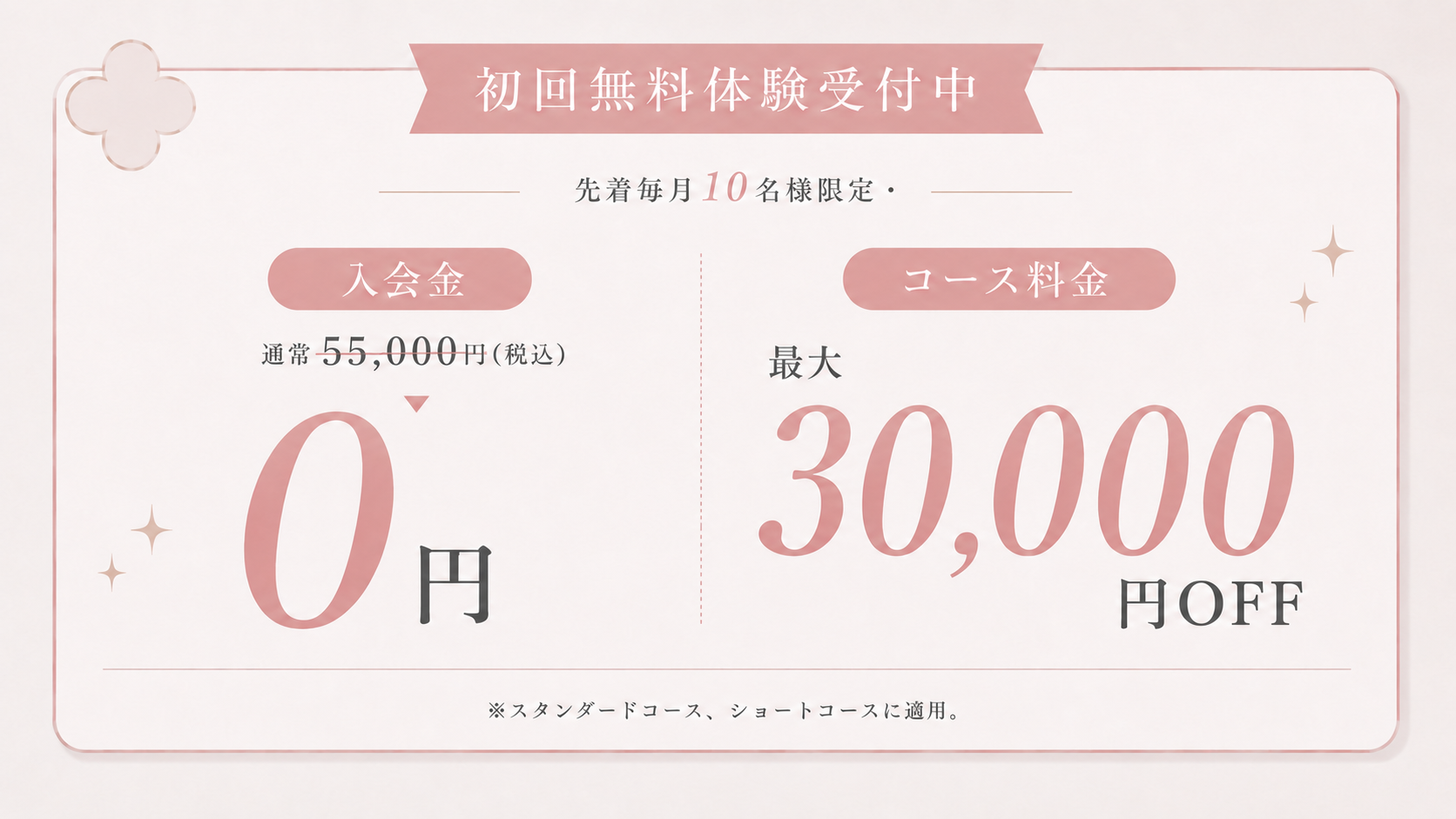 女性専用パーソナルジム Top tier 幕張ベイタウン店のキャンペーンバナー