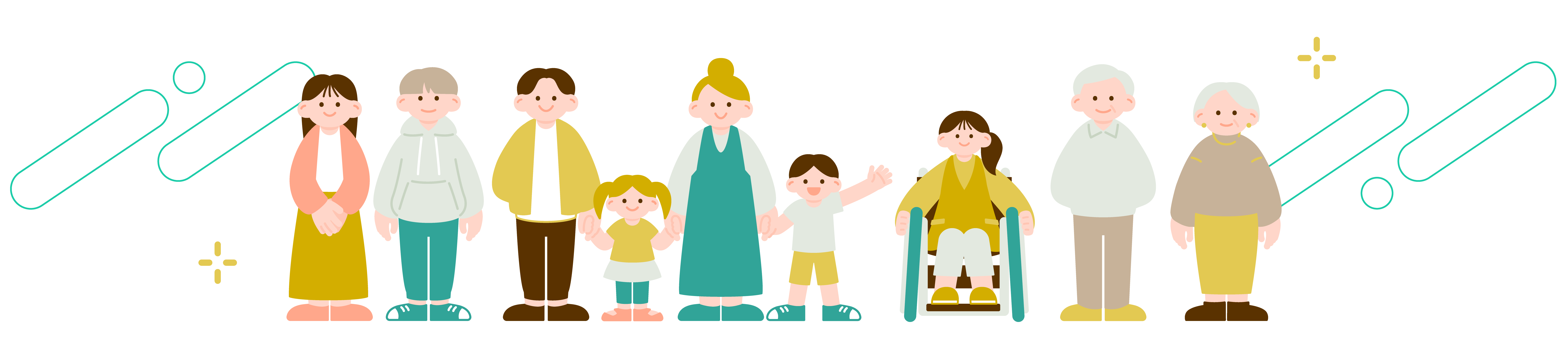 国分寺市内の障害者団体の連合体である国障連は、次のような活動に取り組んでいます。と書いたイラスト