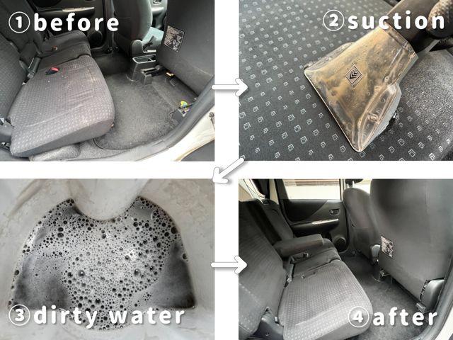 中古で購入した車内クリーニングのアフター写真