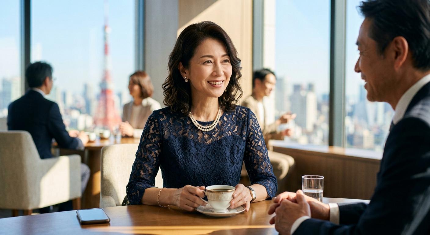 ハイキャリアイメージの男性