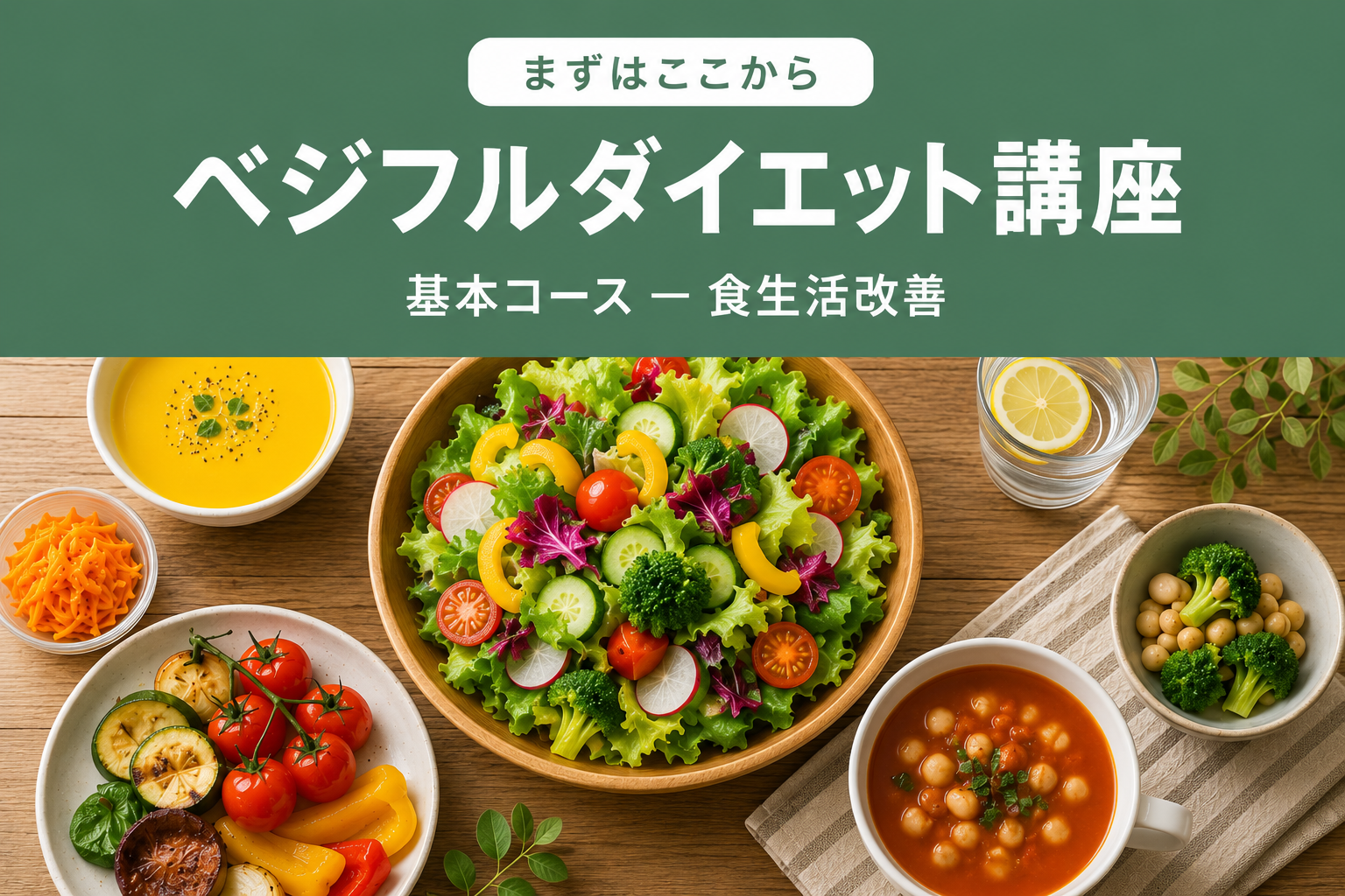 まずはここから ベジフルダイエット講座 基本コース 食生活改善