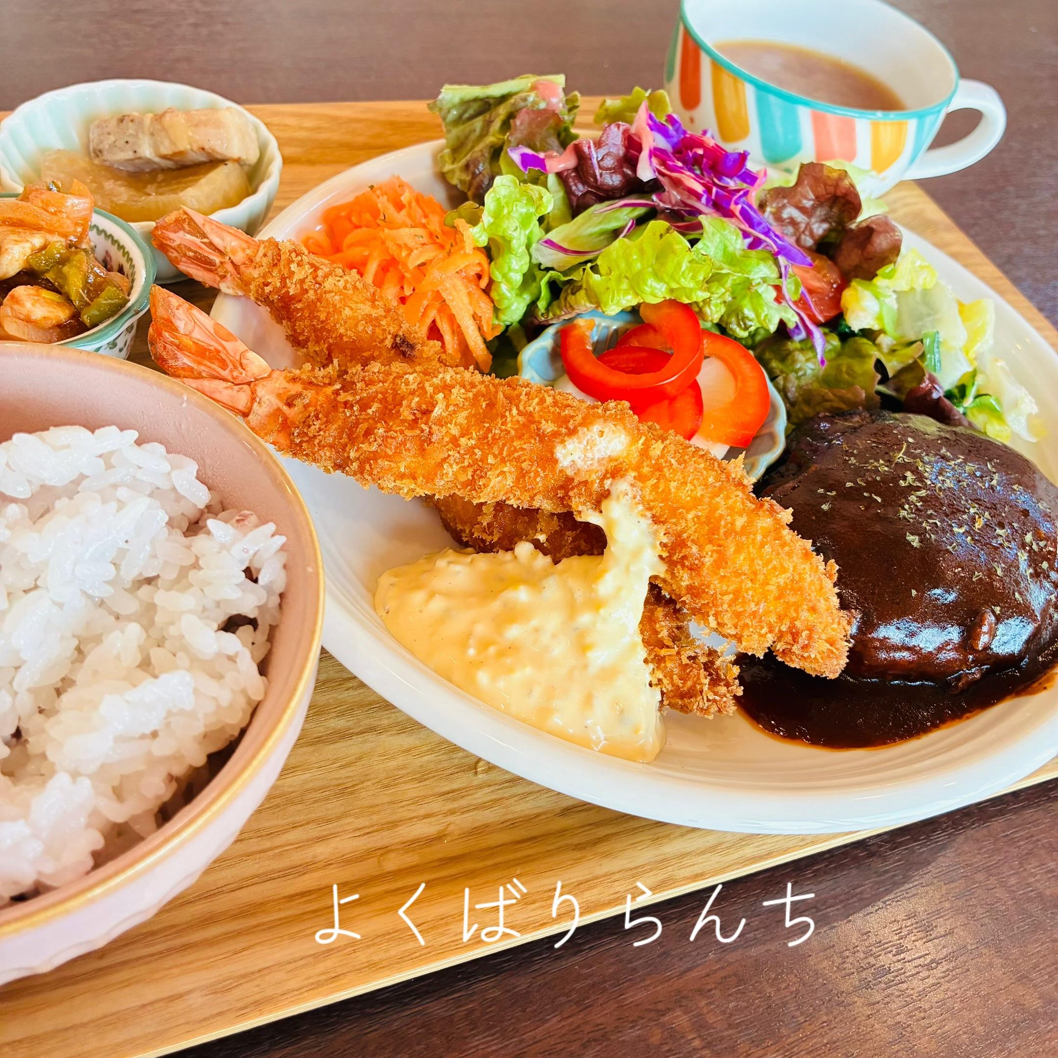 エビフライプレートランチ