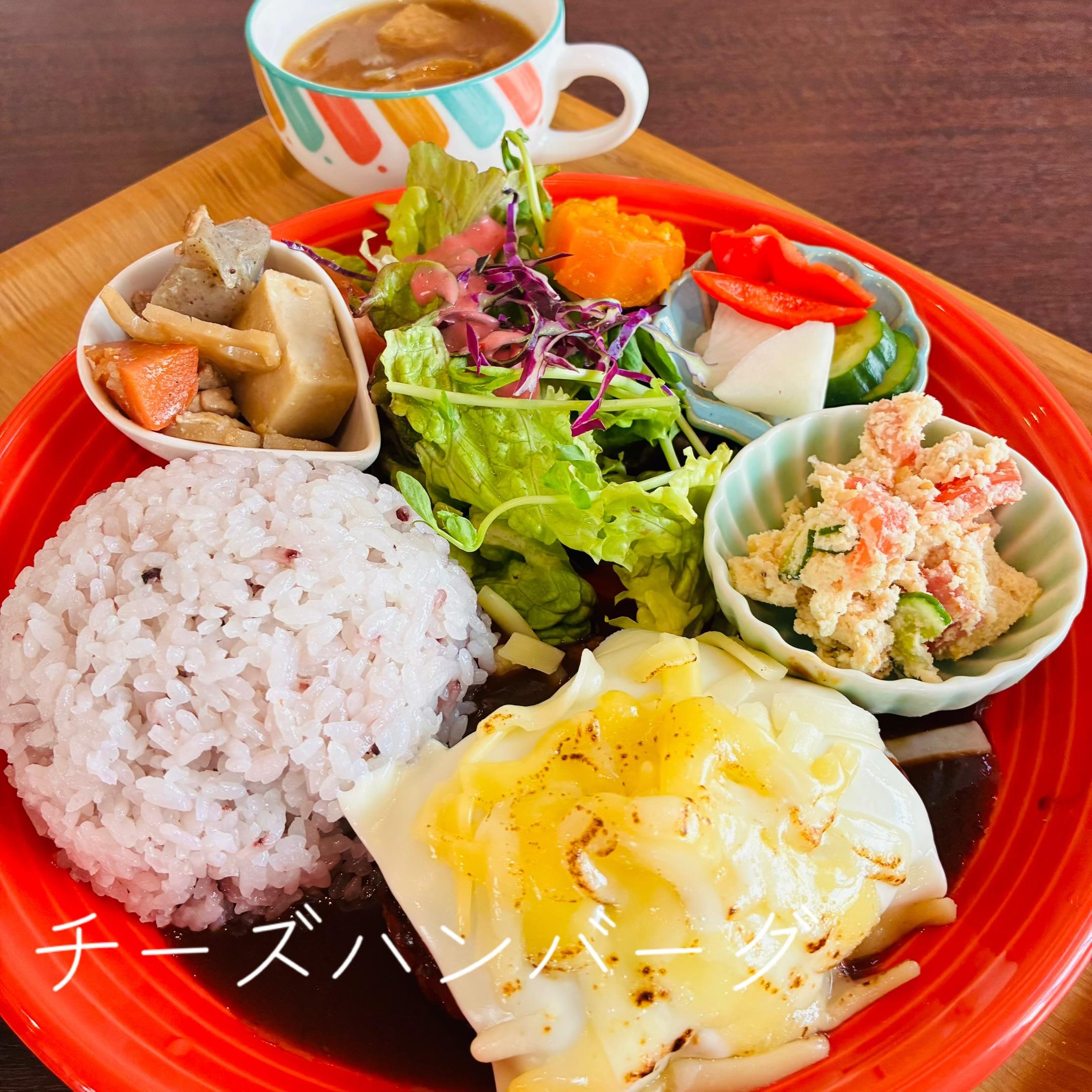 チーズハンバーグプレート