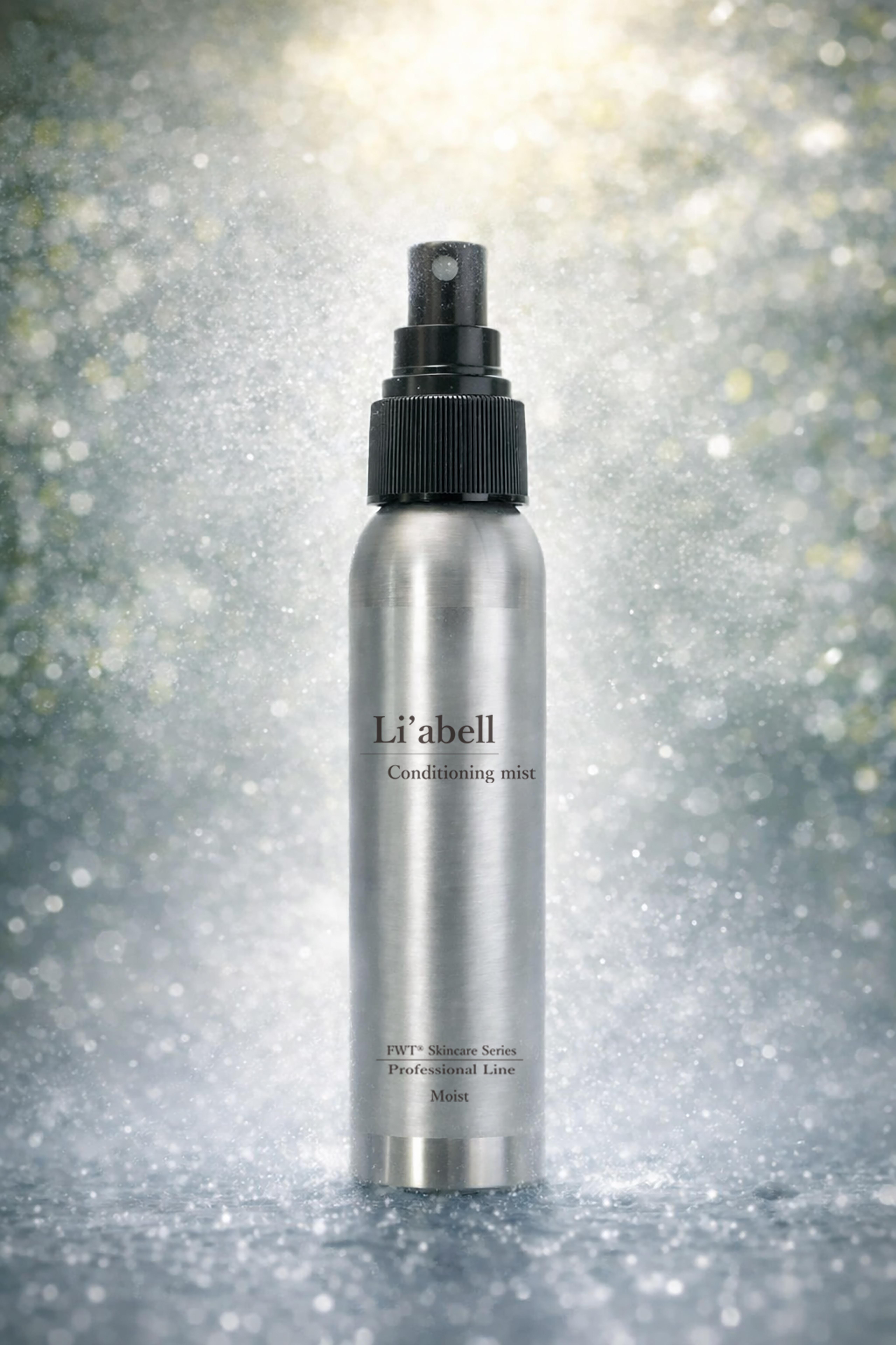 Li’abell®コンディショニングミストの商品イメージ。メープルウォーターを70%以上配合し、肌の土台を整えるために設計されたサロン専売スキンケアミスト