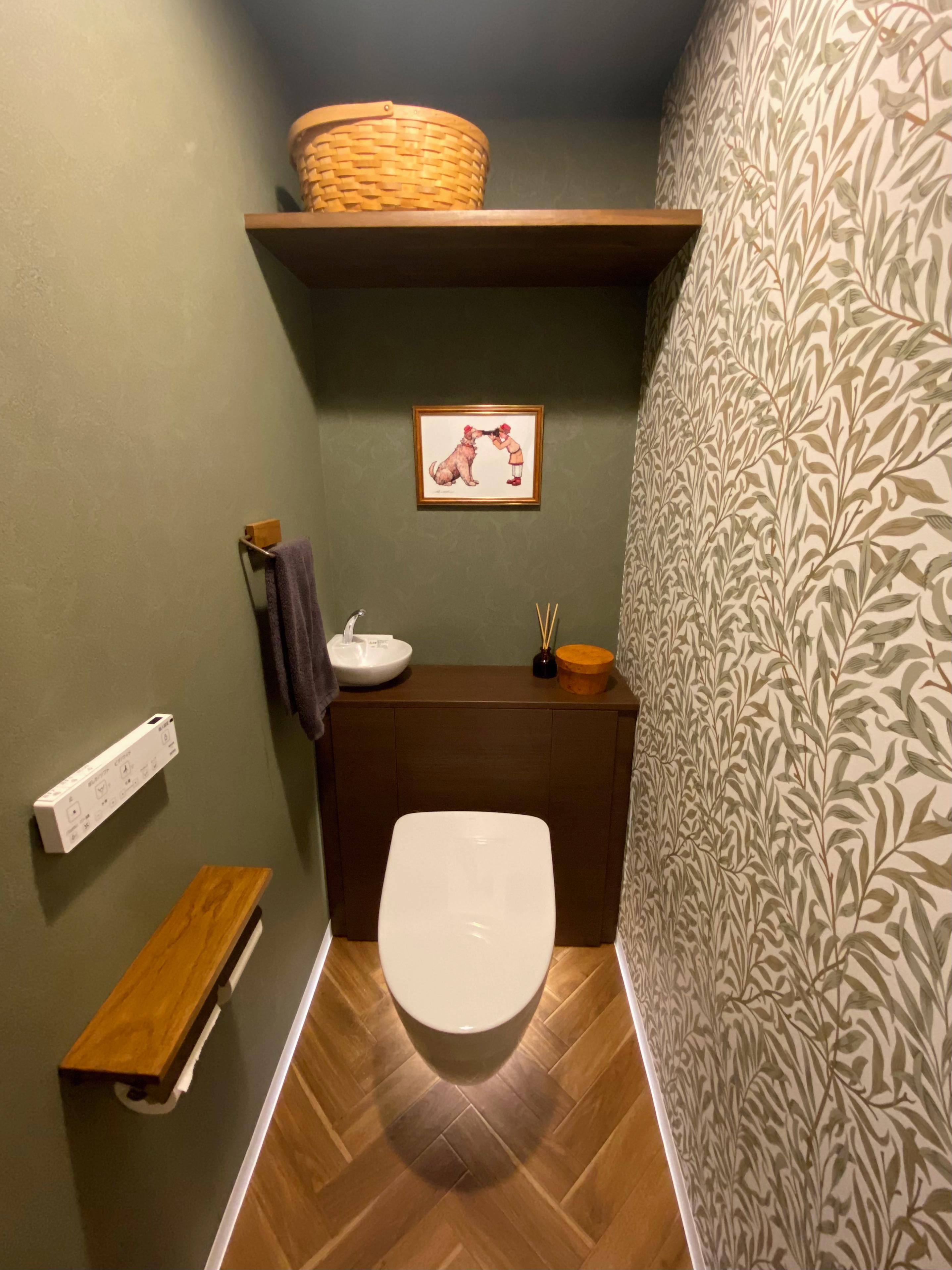 内装のセンスが光るトイレ事例