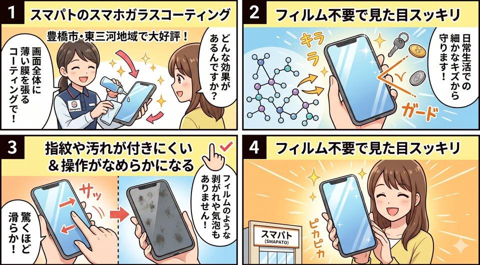 スマホガラスコーティング