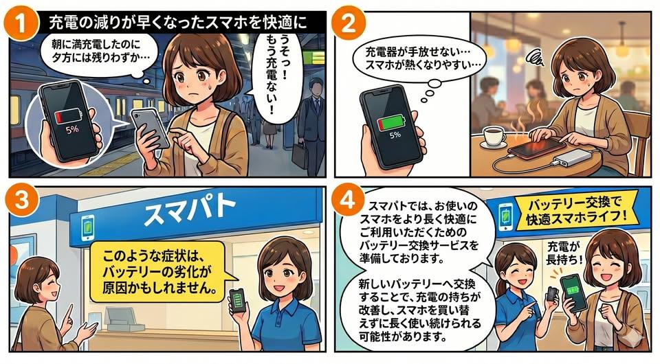 スマホ 充電 熱くなる