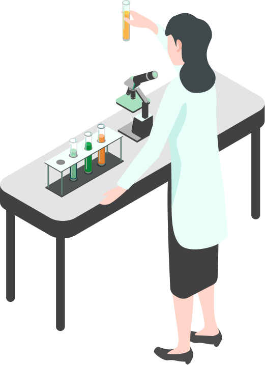 バイオラボ利用イラスト