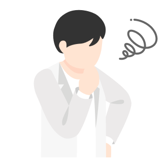 課題を考える研究者のイラスト
