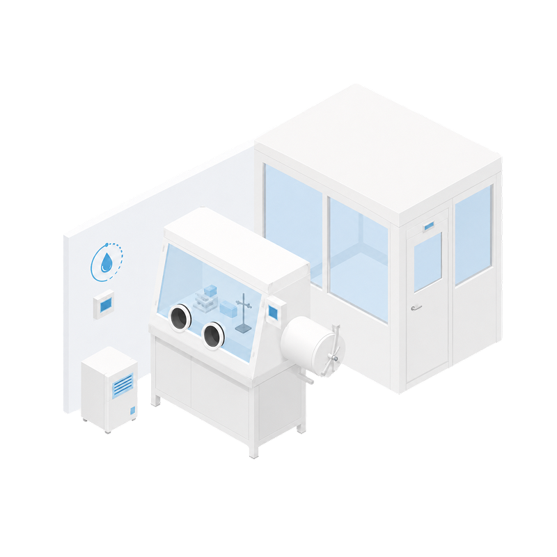 ドライ環境の完備のイラスト